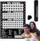 KZXCVS Love Game Scratch Off Poster - 104 Date Night Ideen - Kreatives Rubbelposter für Paare für Freund oder Freundin