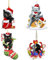 REYOK Cat Christmas Ornament Funny Cat Christmas Tree Ornaments Black Cat Ornaments Christmas Tree Hanging Black and White Cat Xmas Pendant Cute Cat Xmas Decoration Cat Christmas Decorations Keepsake