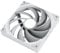 TRYX ROTA PRO 140 White 140mm Case Fan – 4-Pin PWM, LCP Material, FDB Bearing, 1650RPM, 100.3CFM Airflow, Quiet PC Case Fan for Desktop & Laptop