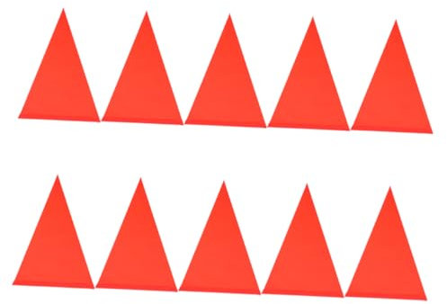 BESPORTBLE 1set Reflective Warning Flag Bikes Bike Reflective Sign Bicycles Flag Poles Holder pole Trailer Safety Warning s for Trucks Golf s Red 10pcs