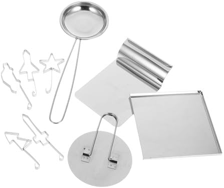 UTHCLO 1 Satz Backform Zweigdekoration Wohnmobil-dekoration Kombinationszubehör Keks-dessert Einfache Dekoration Spurstangen-kit Cartoon -schlüsselbund Keksform Silver Rostfreier Stahl