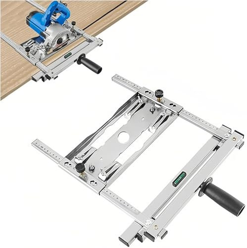 Electric Circular Saw Holder Cutting Guide for Quick Positioning Backing Board Tools and Machine Table Woodworking Accessories,S