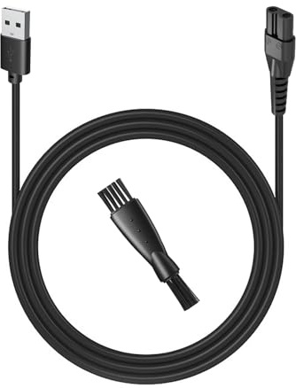 Veeconn Dog Grooming Charger for Veeconn Dog Clippers Grooming Kit T4 Paw Trimmer, 3.3ft Power Cord, 1 Cleaning Brush