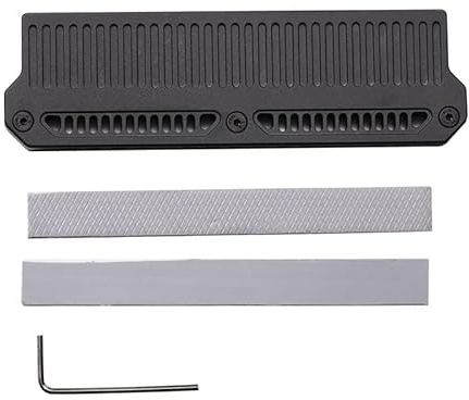 Lafeier DDR4 DDR5 RAM Memory Heatsink Cooler Cooling Vest Aluminum Radiator with 9W Silicone Grease Heat Conductor,Black