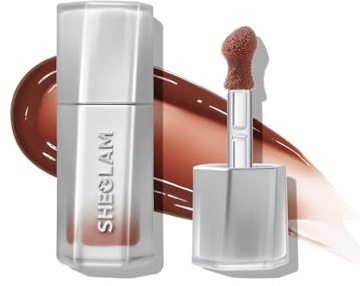 SHEGLAM Glass Lock Air Gloss Acabado de Alto Brillo Hidratante para los Labios Caramel Wave