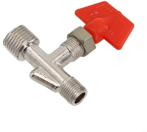 Air Compressor Gas Valve with Male Thread and Needle Valve Offering Reliable Airflow Management and Safe Pneumatic System Connection (A)