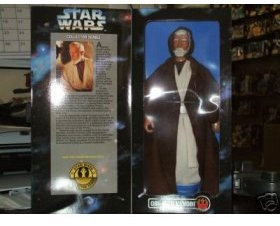 12 Ben Obi-Wan Kenobi Series 2 Gold Belt Buckle Light Blue Background Star Wars Collector Series by Star Wars
