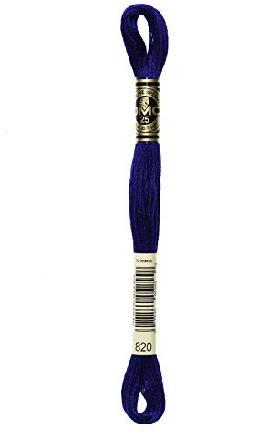 Dmc 6-Strand Embroidery Cotton 8.7yd-Very Dark Royal Blue