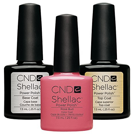 CND Original Shellac Rose Bud Plus Base Coat Plus Top Coat 7.3 ml 1er Set 1 x 22 ml
