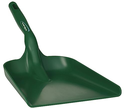 Vikan - Hygiène - Pelle à Main - Plate - Polypropylène - Vert