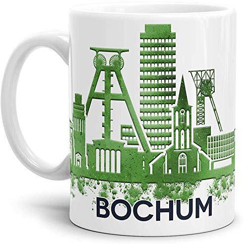 Tassendruck Bochum-Tasse Skyline - Kaffeetasse/Mug/Cup - Qualität Made in Germany