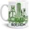 Tassendruck Bochum-Tasse Skyline - Kaffeetasse/Mug/Cup - Qualität Made in Germany
