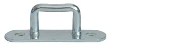30 Stück - Bügel-/ Riemenkrampen - 24x16 mm - Planenhaken - Stahl verzinkt