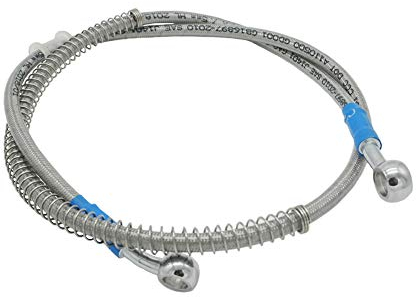 1000mm 100cm LE LEFOSSI Universal Motorrad Bremsschlauch Geflochtener Hydraulikstahl Stärken Bremskupplungsöl Schlauchleitung Fahren für Pit Dirt Bike Enduro Motocross Street Bikes Sport Bikes