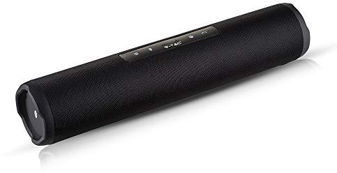 V-TAC SMART Speaker Bluetooth portatile VT-6133 SKU 7726 3 w con Microfono e Pulsante Touch Radio FM -USB/AUX funzione TWS batteria 1200mah
