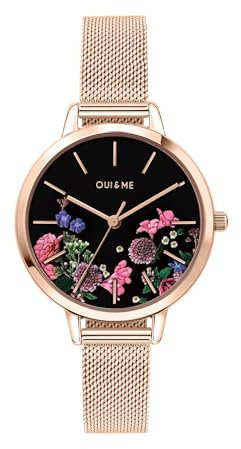 Oui&me Montre Femme, Collection Fleurette, à Quartz, boîtier 34mm - ME010075