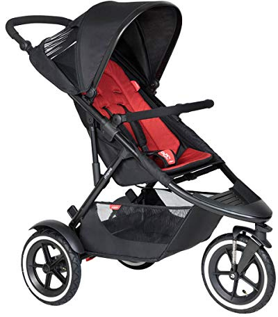 Phil&teds Sport V6 2019+ Kinderwagen, Buggy mit Sitzauflage chilli