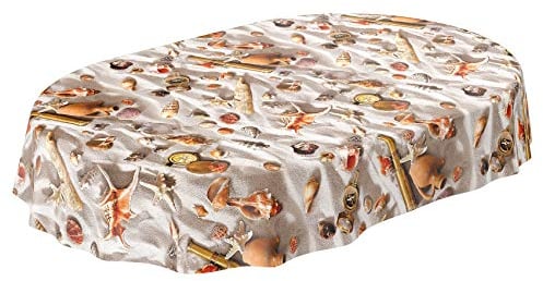 ANRO Abwaschbare Tischdecke aus Wachstuch