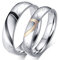 Beydodo Eheringe Edelstahl Paarpreis, Verlobungsringe Paar Ringe Puzzle Herz 4MM 5MM Ring Damen Gr. 62 (19.7)+ Herren Gr.67 (21.3), Personalisierte Partnerringe Freundschaftsringe