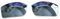POLARLENS Polarised Replacement Lenses for Oakley Wiretap - Compatible with Oakley Wiretap Sunglasses (Silver)