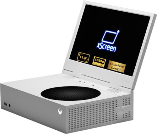 UPspec Gaming xScreen - 11.6 1080P FHD 60Hz IPS Portable Screen for Xbox Series S (not Included) - Unique CABLEFREE Design