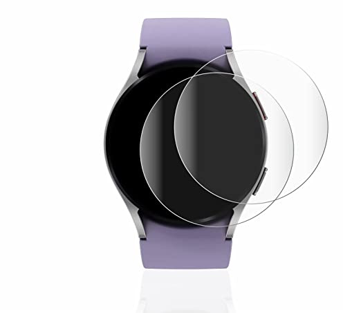 BROTECT 2 Stück Full-Cover Schutzfolie für Samsung Galaxy Watch 5 (40mm) Full-Screen Displayschutz-Folie [3D Curved, Kristall-Klar]