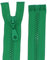 Cerniera lampo in plastica grossa 5 mm, divisibile (45 cm, verde)