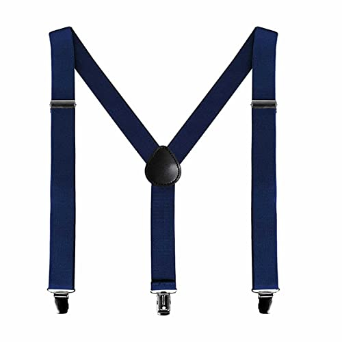 AONAT Hosenträger für Herren Heavy Duty Men Braces breit extra starken Clips Y Form Durable Elastic Verstellbare Herren Hosenträger - Lang Eine Größe Passt Alle Männer und Damen