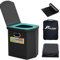 Ann Katy Upgrade XL Portable Toilet for Adults, Extra Large Portable Travel Camping Toilet with Lid for Kids, Compact Potty for Car, Hiking, Beach