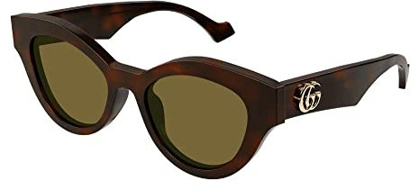 Gucci Gg0957s Occhiali, Havana-Havana-Marrone, 68 Donna