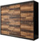 KRYSPOL Schiebetürenschrank Old Style T 250 cm Kleiderschrank Einlegeboden Schlafzimmer- Wohnzimmerschrank Schiebetüren Modern Design (Schubladen: 2)