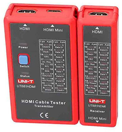 UNI-T Uni-trend Cable and network tester UT681HDMI cable tester HDMI / : Mini-HDMI high-definition data cable tester manual/automatic shutdown(UT681HDMI)
