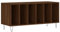 vidaXL Mobile Porta Dischi Rovere Marrone 100x38x48 Legno Multistrato