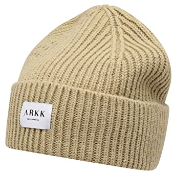 ARKK Copenhagen Unisex Mütze Ecru/naturweiß/schwarz One Size