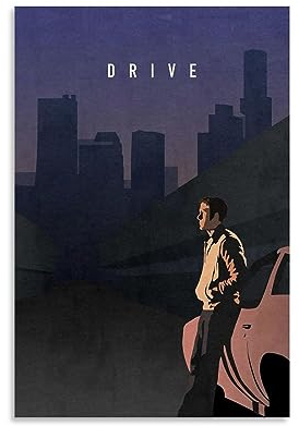 ELedvb Film Drive FanartLeinwand-Poster, dekoratives Gemälde, Leinwand-Wandposter und Kunstdruck, modernes Familienschlafzimmer-Dekor-Poster, 20 x 30 cm