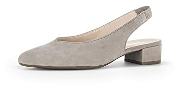 Gabor Damen Slingpumps, Frauen Absatzschuhe,Heels,hochhackige Schuhe,stoeckelschuhe,Ausgehschuhe,Abendschuhe,Court Shoes,Visone,37.5 EU / 4.5 UK