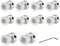 Super Print GT2 Riemenscheibe GT2 Pulley 20 Zähne 20 Teeth 8mm Bohrung Riemenscheibe für 3D Drucker 9mm/10mm Breite GT2 Zahnriemen.(10Stück)