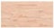 vidaXL Tischplatte, Holzplatte Holztischplatte Rechteckig, Ersatzplatte Platte für Beistelltisch Bartisch, Massivholztischplatte Schreibtischplatte, 100x50x4 cm Massivholz Buche