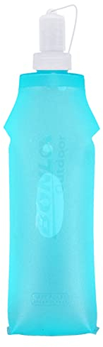 Kaxenig Gourde Souple, Sac Réservoir d'eau, 250/500ML Flasque Running Gourde Sport Pliable Poche Hydratation, pour La Randonnée, Les Aventures, Les Voyages