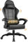 Airfish Bürostuhl Ergonomisch Gaming Stuhl Massage Gaming Sessel mit Kopfstütze Massage-Lendenkissen, Gepolstert Gaming Chair, Drehsessel,150kg Kapazität,Schwarz