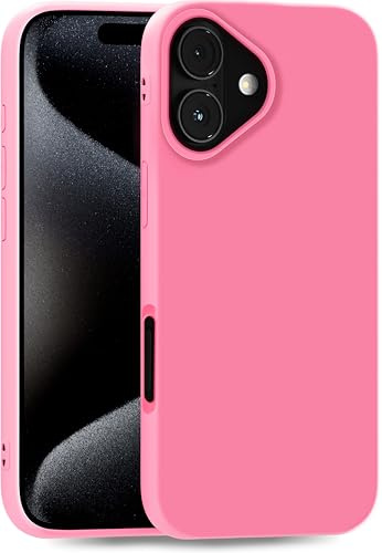 MyGadget Cover compatibile con iPhone 16 - Custodia Protettiva in Silicone Morbido – Case TPU Flessibile - Ultra Protezione Antiurto & Antigraffio - Rosa