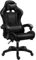 BAKAJI Sedia Poltrona Gaming Scrivana Ufficio Casa in Ecopelle Schienale Reclinabile Cuscino Lombare Poggiatesta Rotazione 360 Gradi Direzionale Altezza Regolabile Base 5 Ruote (Black)