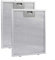 CNANRNANC 2 filtros de grasa de metal para campana extractora, filtro de metal de repuesto, filtro de grasa de aluminio, filtro de repuesto para campanas extractoras de cocina