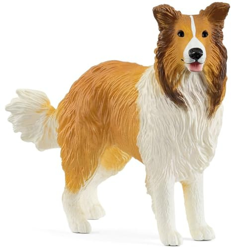 Schleich Farm World - Collie Toy Dog Figurine - Kids Ages 3+ | 13998 | Farm Animal Figurine, Realistic Animal Toys, Barn Toy for Kids 3+, Screen-Free Imaginative Pretend Play, Montessori