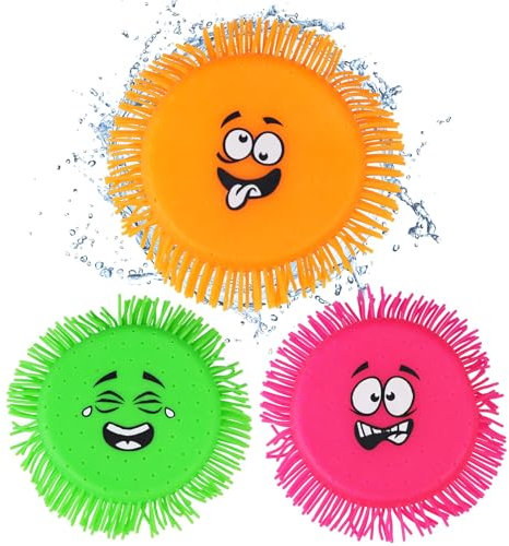 The Magic Toy Shop Water Absorbing Flying Disc Frisbee Toy - Soft Silicone, Floats on Water, Soaks Targets - Fun for Kids and Adults, Suitable for Summer, Swimming Pool and Beach Games