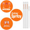 KKSJK Aperol Geschenk, 6er Set Aperol Spritz Accessoires mit 3 Aperol Untersetzer Rund 10cm und 3 Aperol Glas Strohhalme, Aperol Geschenkset für Mann, Frauen, Kollegen, Freunde, Aperol-Fans (Filz)