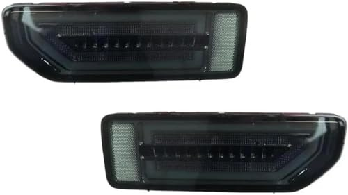 TIUEO Auto Rückleuchte für Suzuki Jimny 2019-2022 Rückleuchten Bremslicht Heckleuchte Hintere Bremsleuchte Äußeres Rücklicht Schlussleuchte Montage Auto Zubehör,A-Smoken