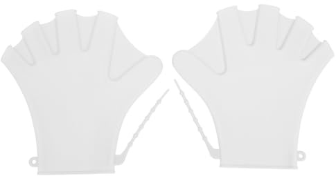 iplusmile Silikon Gurtband Schwimmhandschuhe Mit Schwimmhäuten Wasserdichter Schutz Für Den Arm Verstellbare Schwimmhandflossen Unisex Tauch Schwimmhandpaddel Schwimm Fitness