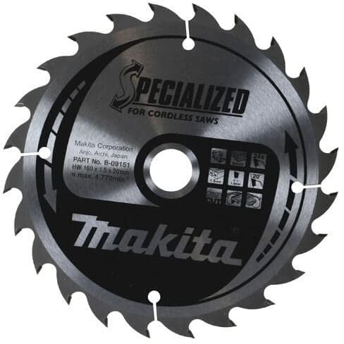 Makita B-32895 Specialized Blade for Cordless Saws 136x10x24T