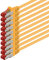 1aTTack.de - 10x 5m câble patch CAT6 S/FTP PIMF blindage CAT.6 câble réseau RJ45 câble Ethernet DSL LAN routeur commutateur modem panneau de brassage - jaune - 10 pièces